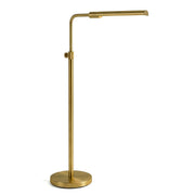 Verve - Floor Lamp With On / Off Switch Adjustable LED Round Base - Gold - R&R Furniture Gallery (Fountain Valley, CA)