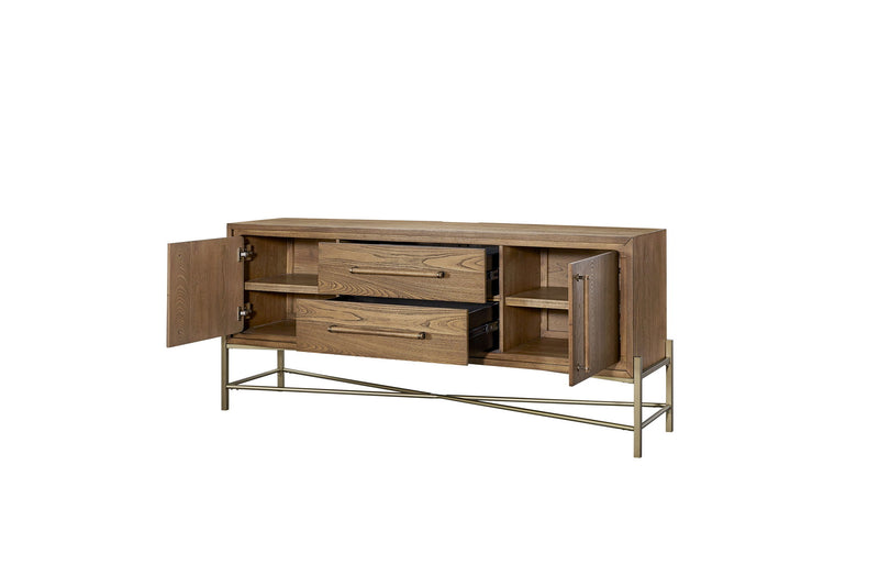 Base Sideboard - Light Brown - R&R Furniture Gallery (Fountain Valley, CA)