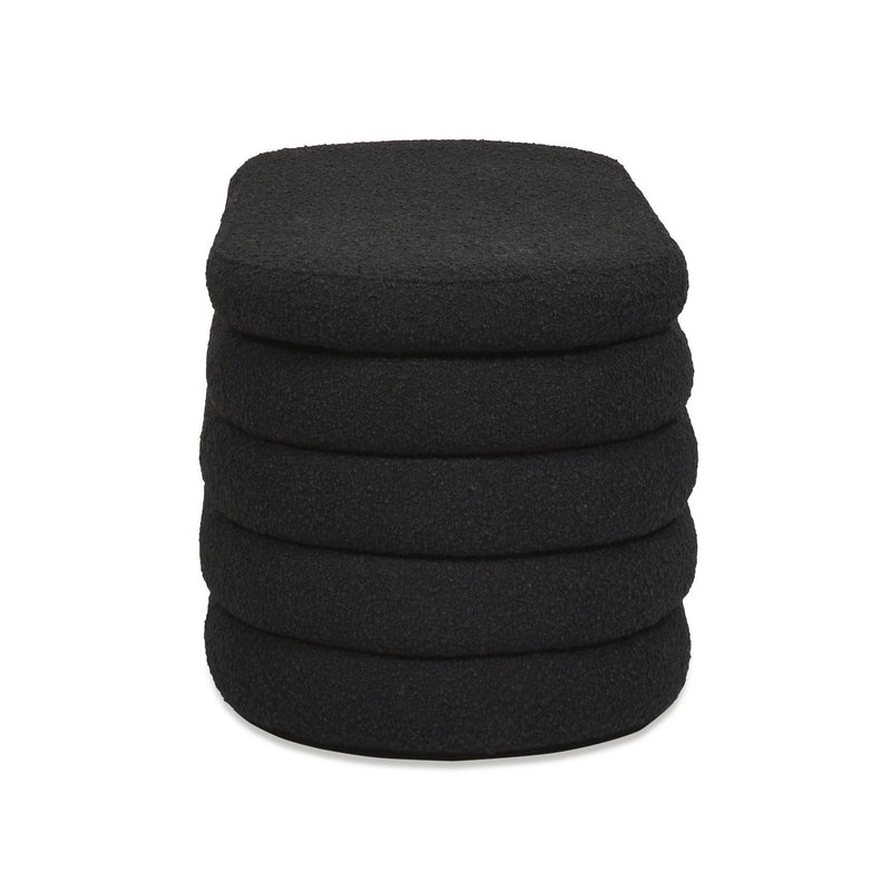 Fuji - Upholstered Oval Storage Bench - R&R Furniture Gallery (Fountain Valley, CA)