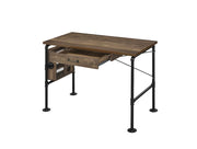 Endang - Writing Desk - Weathered Oak & Black - R&R Furniture Gallery (Fountain Valley, CA)