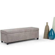 Avalon - Multifunctional Storage Ottoman Bench - R&R Furniture Gallery (Fountain Valley, CA)