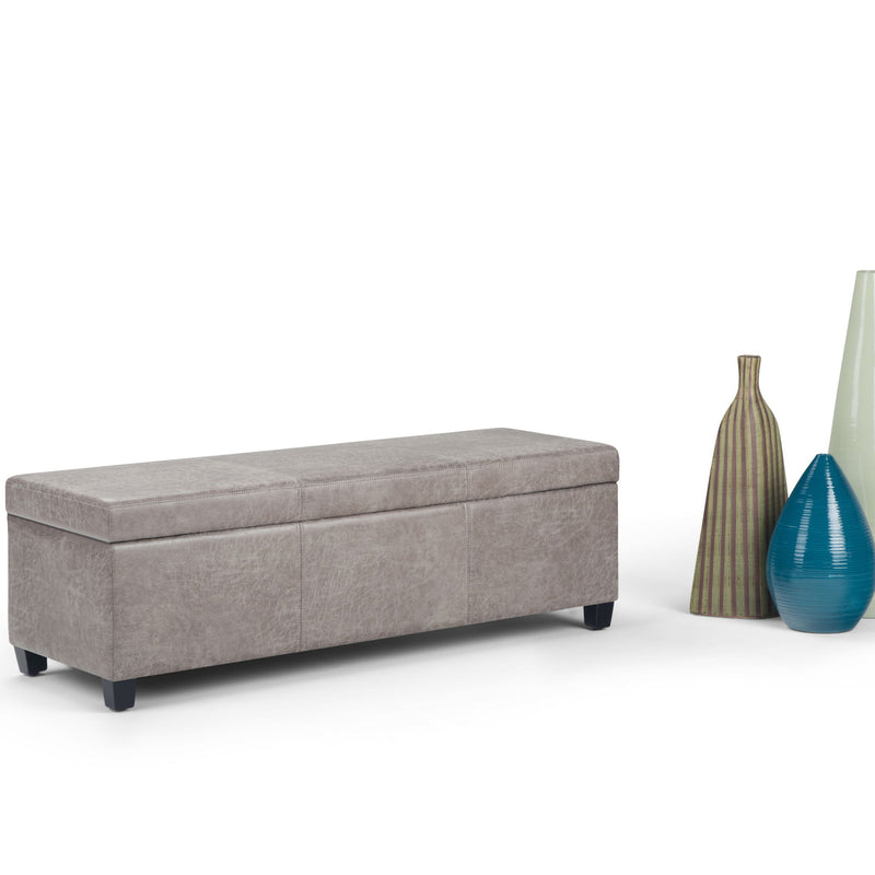 Avalon - Multifunctional Storage Ottoman Bench - R&R Furniture Gallery (Fountain Valley, CA)