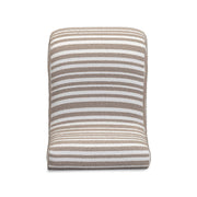 Senna - Jacquard Organic Stripes Accent Chair - Taupe - R&R Furniture Gallery (Fountain Valley, CA)