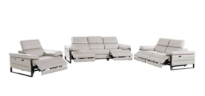 1246 - Modular Power Dual Reclining Sofa, Loveseat, And Chair Set With Power Headrests