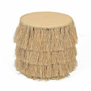 Luau - Rattan Round End Table - Natural - R&R Furniture Gallery (Fountain Valley, CA)