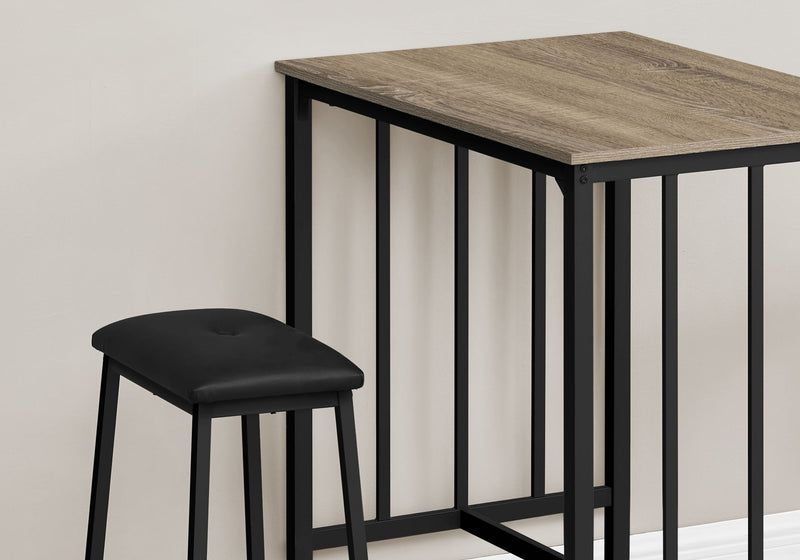 3 Pieces Dining Set, Counter Height, Rectangular, Small, Contemporary & Modern - R&R Furniture Gallery (Fountain Valley, CA)