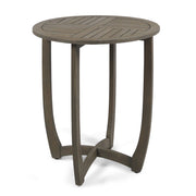 Hermosa - Rustic Circular Bistro Table - Gray - R&R Furniture Gallery (Fountain Valley, CA)