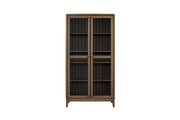 Display Cabinet - Latte / Peppercorn - R&R Furniture Gallery (Fountain Valley, CA)
