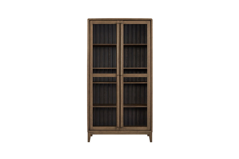 Display Cabinet - Latte / Peppercorn - R&R Furniture Gallery (Fountain Valley, CA)
