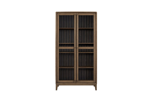 Display Cabinet - Latte / Peppercorn - R&R Furniture Gallery (Fountain Valley, CA)