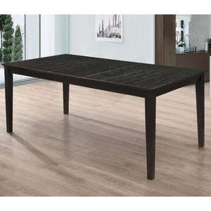 Alexander - Rectangular Extension Leaf Dining Table - Black