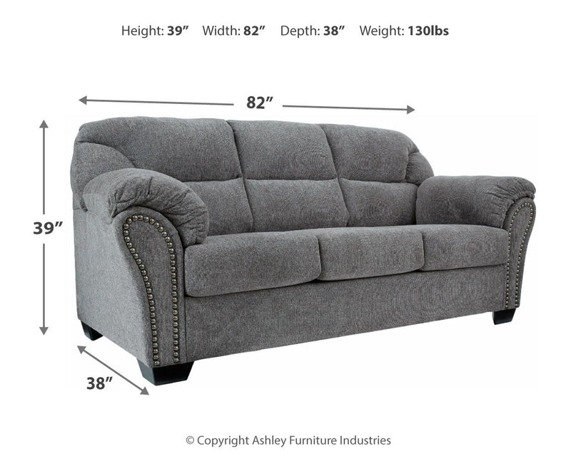 Allmaxx - Sofa - Pewter - R&R Furniture Gallery (Fountain Valley, CA)
