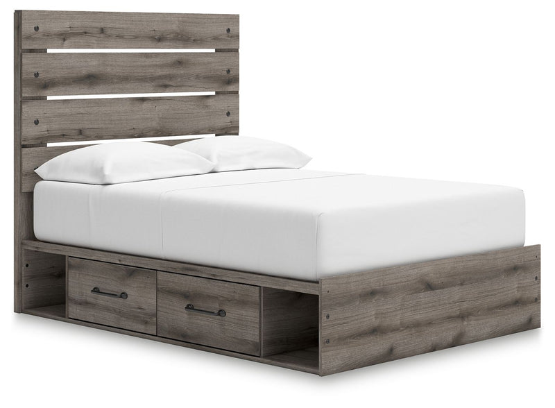 Graystorm - Panel Bed With Storage - R&R Furniture Gallery (Fountain Valley, CA)