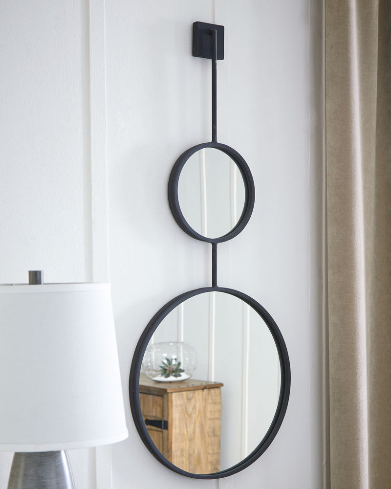 Brewer - Accent Mirror - Black - R&R Furniture Gallery (Fountain Valley, CA)