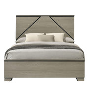 Joanna - Queen Bed With LED - Weathered Gray - R&R Furniture Gallery (Fountain Valley, CA)