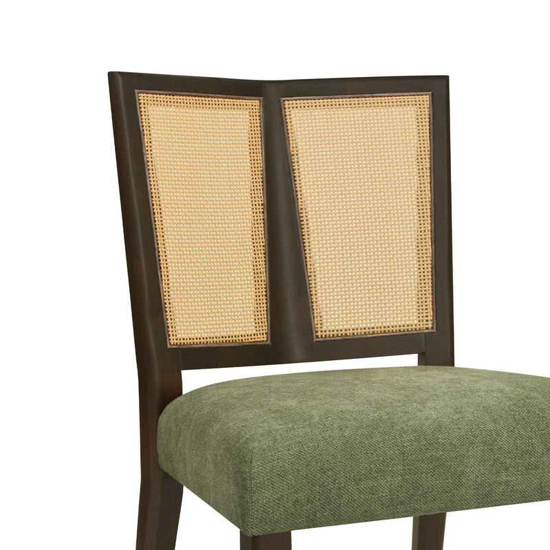 Mid Century Rattan Dining Chair Without Arms Set - R&R Furniture Gallery (Fountain Valley, CA)