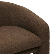 Marla - Boucle Accent Chair - Chocolate Brown - R&R Furniture Gallery (Fountain Valley, CA)