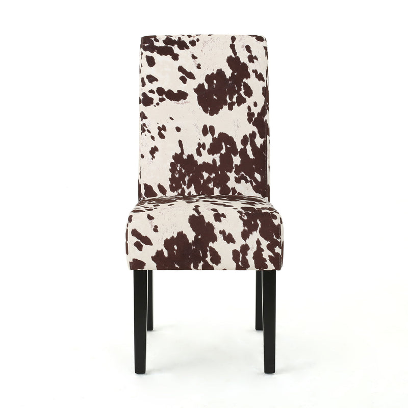 Contemporary Dining Chair With Rubberwood Legs (Set of 2) - R&R Furniture Gallery (Fountain Valley, CA)