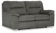 Bindura - Glider Loveseat - Mineral - R&R Furniture Gallery (Fountain Valley, CA)