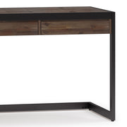 Erina - Large Desk - Rustic Natural Aged Brown - R&R Furniture Gallery (Fountain Valley, CA)