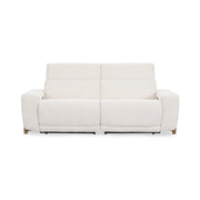 Darrow - Upholstered Power Recliner Sofa - Ivory - R&R Furniture Gallery (Fountain Valley, CA)