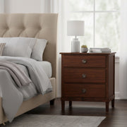 Chamberlin - 3 Drawer Nightstand - Brown - R&R Furniture Gallery (Fountain Valley, CA)