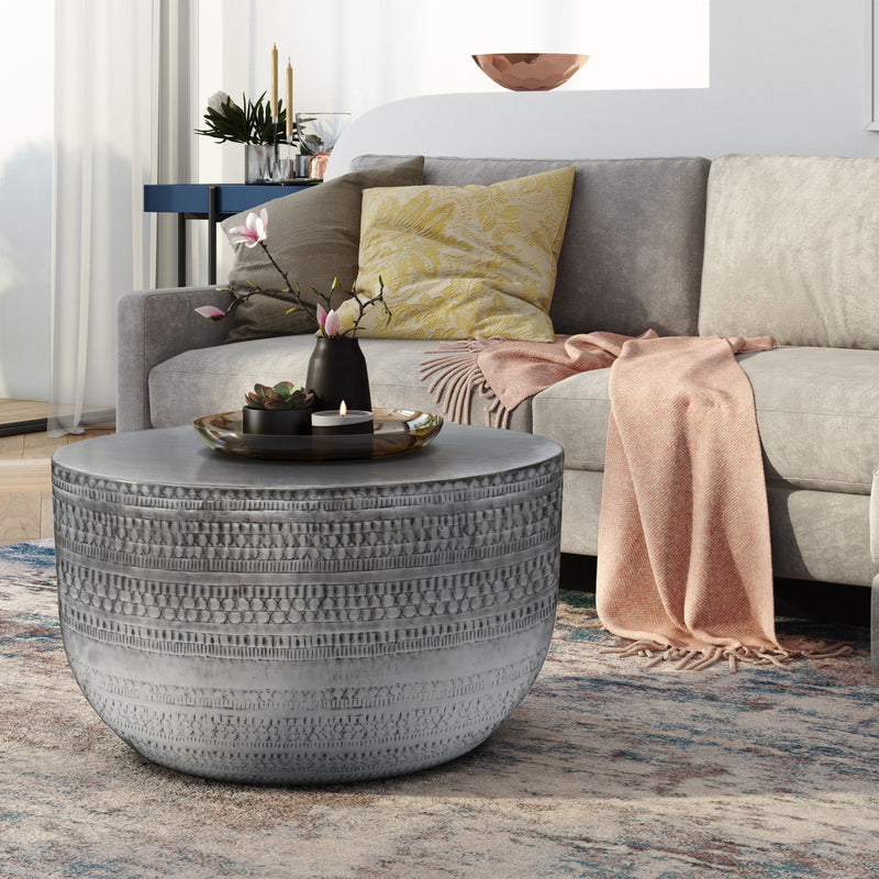 Johnsen - Handcrafted Metal Coffee Table - R&R Furniture Gallery (Fountain Valley, CA)