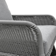 Contemporary Minimalist Wicker Rocking Chair With Soft Cushions And Durable Wooden Frame - R&R Furniture Gallery (Fountain Valley, CA)