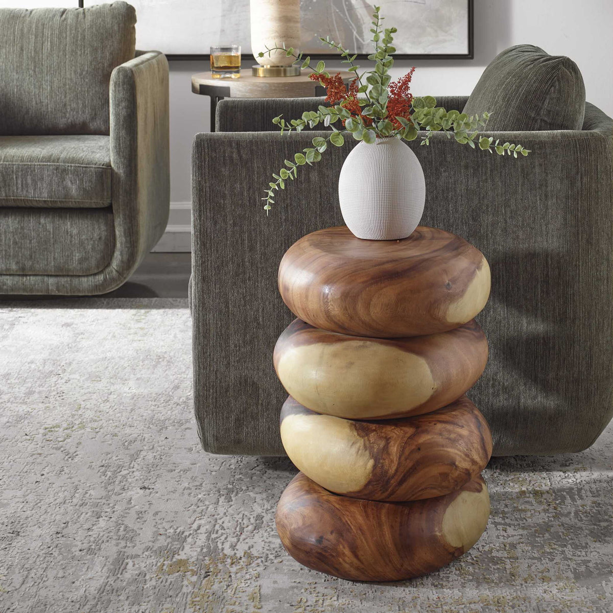Carrillo - Modern End Table - Light Brown