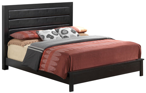 Modern transitional design panel bed by Glory Furniture featuring a sleek, minimalist frame with clean lines and neutral finish.