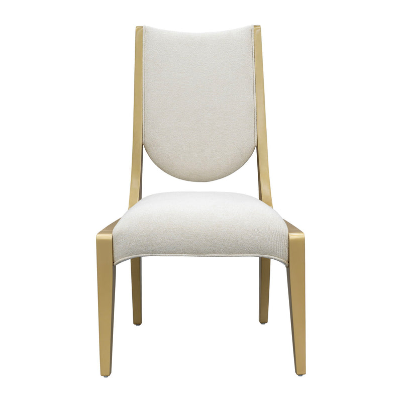 Scotts Square - Dining Side Chair (Set of 2) - Light Champagne - R&R Furniture Gallery (Fountain Valley, CA)