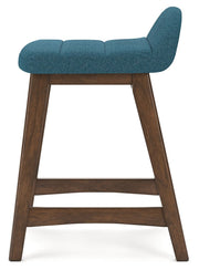 Lyncott - Upholstered Barstool (Set of 2) - R&R Furniture Gallery (Fountain Valley, CA)