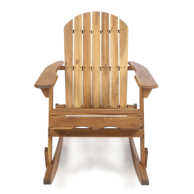 Outdoor Adirondack Rocking Chair With Hand Crafted Details - R&R Furniture Gallery (Fountain Valley, CA)