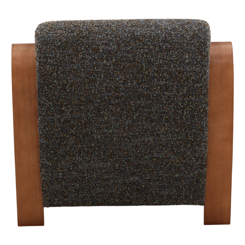 Amabel - Occasional Chair - Paris Cerulean And Brown