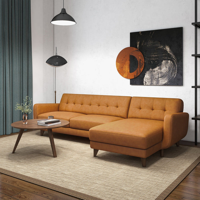 Allison - Mid-Century Modern Sectional Sofa Chaise - R&R Furniture Gallery (Fountain Valley, CA)