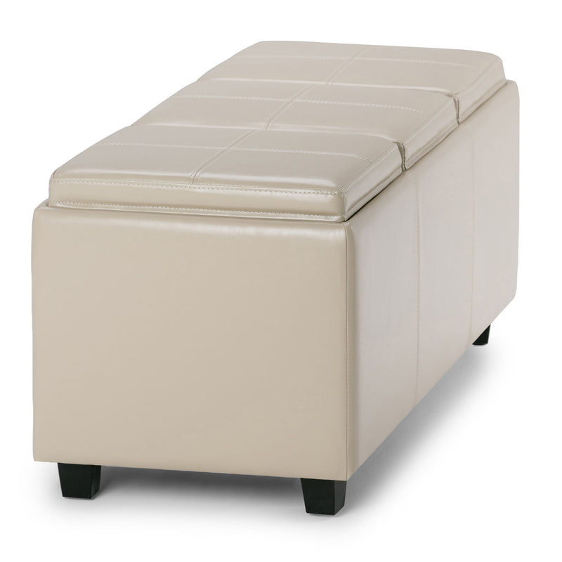 Avalon - Upholstered Storage Ottoman - R&R Furniture Gallery (Fountain Valley, CA)