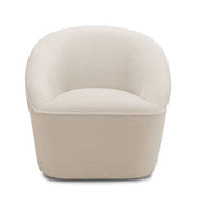 Anson - Swivel Chair With Soft Rounded Back - Off White - R&R Furniture Gallery (Fountain Valley, CA)