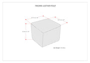 Fredrik - Handcrafted Square Pouf - R&R Furniture Gallery (Fountain Valley, CA)