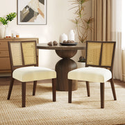 Mid Century Rattan Dining Chair Without Arms Set - R&R Furniture Gallery (Fountain Valley, CA)