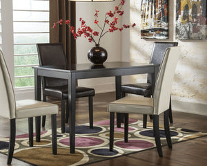 Kimonte - Rectangular Dining Room Table - Dark Brown - R&R Furniture Gallery (Fountain Valley, CA)