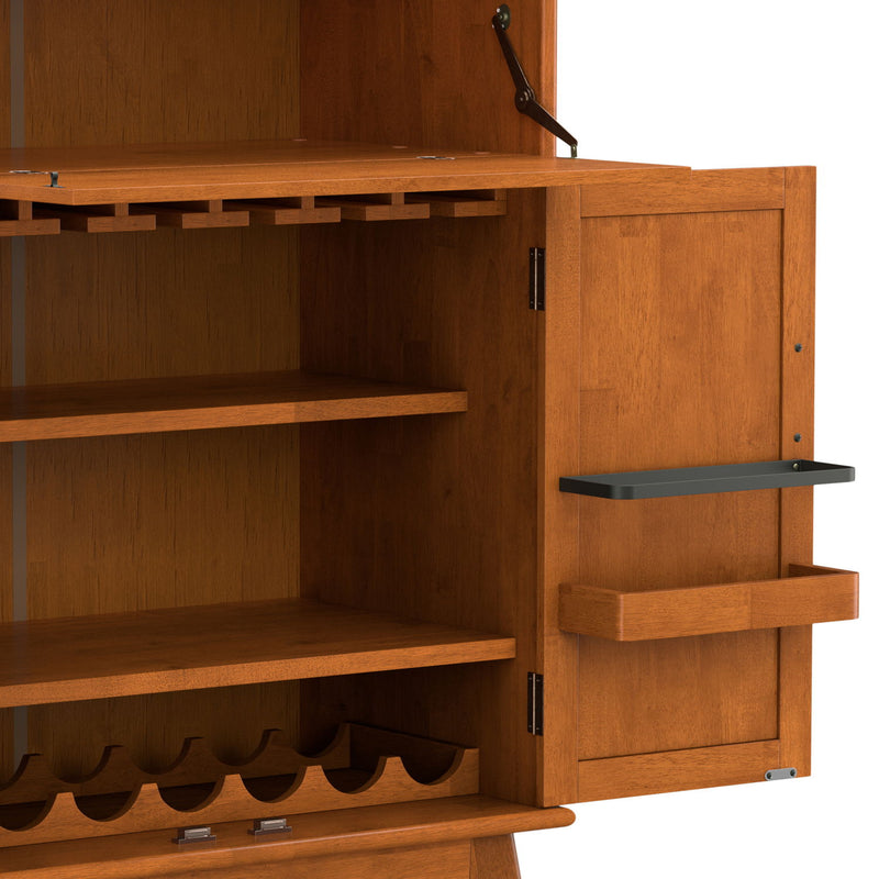 Draper - Mid Century Bar Cabinet - R&R Furniture Gallery (Fountain Valley, CA)