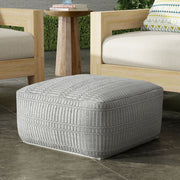 Safford - Square Outdoor / Indoor Pouf - R&R Furniture Gallery (Fountain Valley, CA)