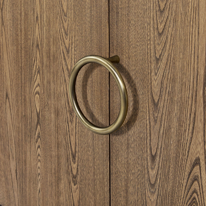 2 Door Server - Light Brown - R&R Furniture Gallery (Fountain Valley, CA)