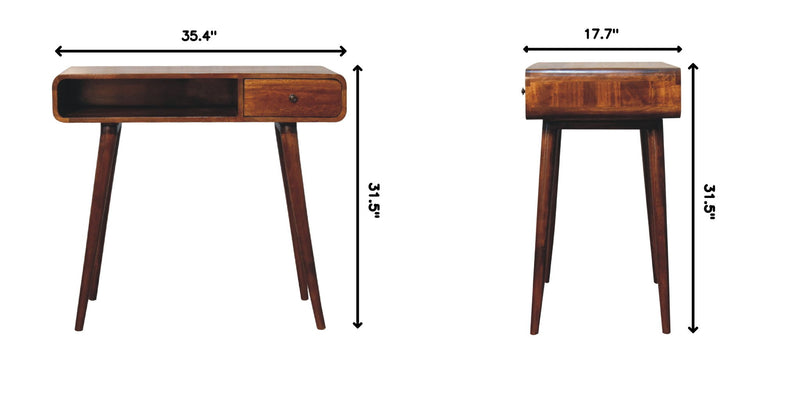 Curved Writing Desk - R&R Furniture Gallery (Fountain Valley, CA)