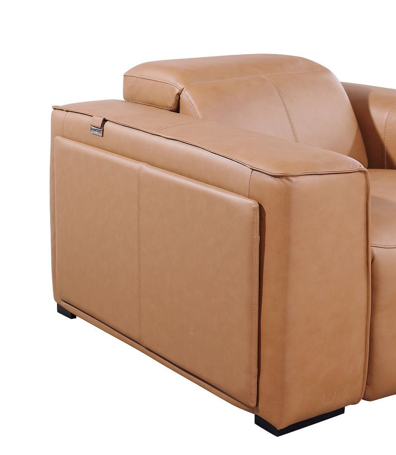 1224 - 6-Piece Modular Power Reclining Sofa, Loveseat & Chair Set In With 6 Power Recliners & Power Headrests