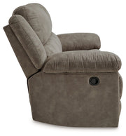 Laresview - 2 Seat Reclining Sofa - Fossil - R&R Furniture Gallery (Fountain Valley, CA)