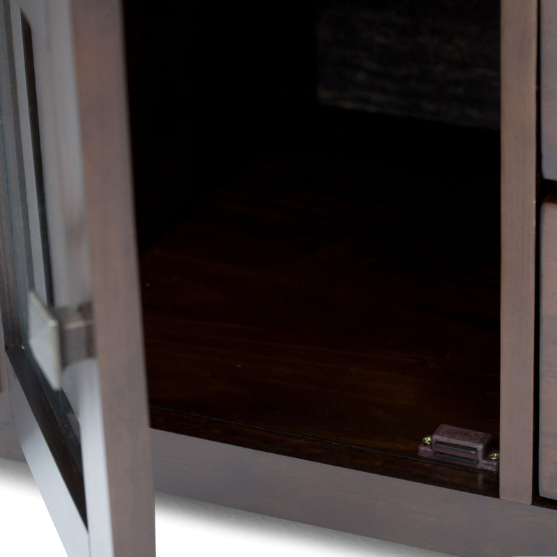 Cosmopolitan - Wide TV Media Stand - Mahogany Brown - R&R Furniture Gallery (Fountain Valley, CA)