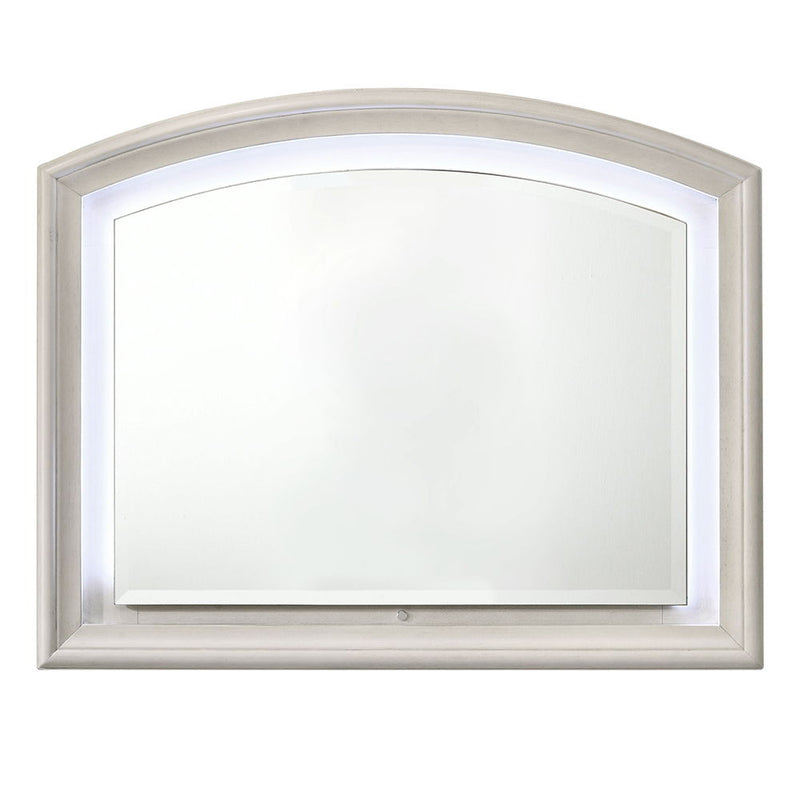 Ramondi - Mirror - Antique White - R&R Furniture Gallery (Fountain Valley, CA)