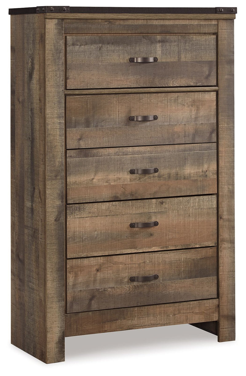 Trinell - Five Drawer Chest - Brown - R&R Furniture Gallery (Fountain Valley, CA)