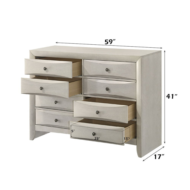 Ramondi - Dresser - Antique White - R&R Furniture Gallery (Fountain Valley, CA)